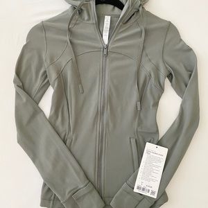 NWT Lululemon Define Hooded Jacket Nulu Grey Sage